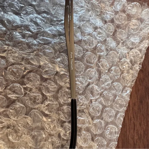 NWT! Titanium Sunglasses Silver Gray with Black Case - Picture 7 of 12